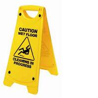 Oates Contractor A frame warning sign