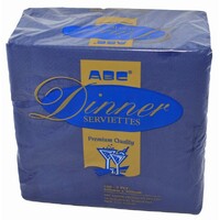 QA-217W Quiltex Premium Dinner Serviette 2ply White 400mm x 400mm ctn 900