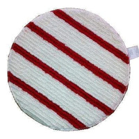 Bonnet pad Red & White 43cm