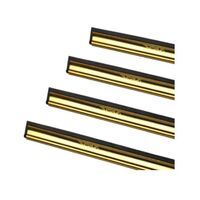 Ettore Brass Channel & Rubber 10"/20cm