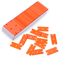 Plastic razor blades ctn x 100