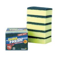 Dura Fresh sponge/scourer pkt5 SC-055