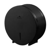 Dolphy SS Jumbo Toilet Roll Dispenser - Black